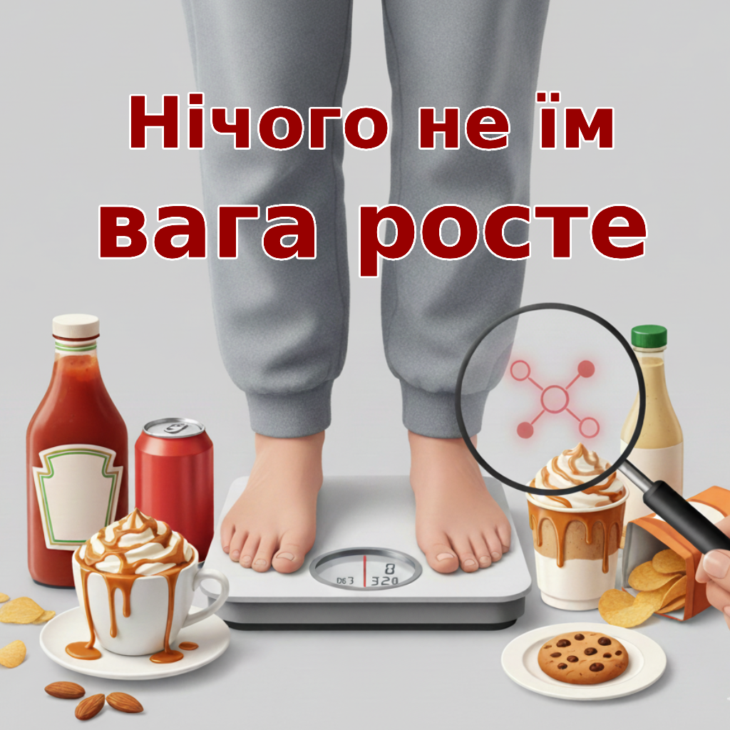 "Нічого не їм, а вага росте": де ховаються приховані цукри та зайві калорії