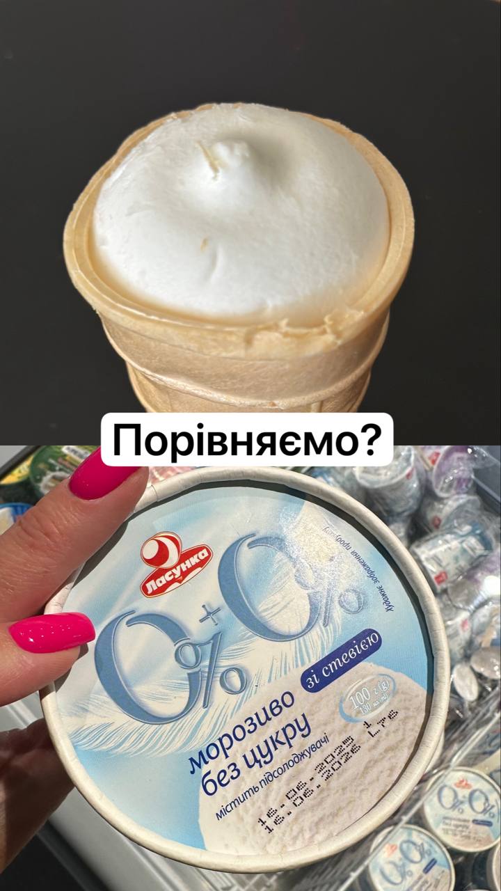 Морозиво без цукру: корисна альтернатива чи маркетинговий трюк?